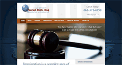 Desktop Screenshot of lawofficeofsarahrich.com